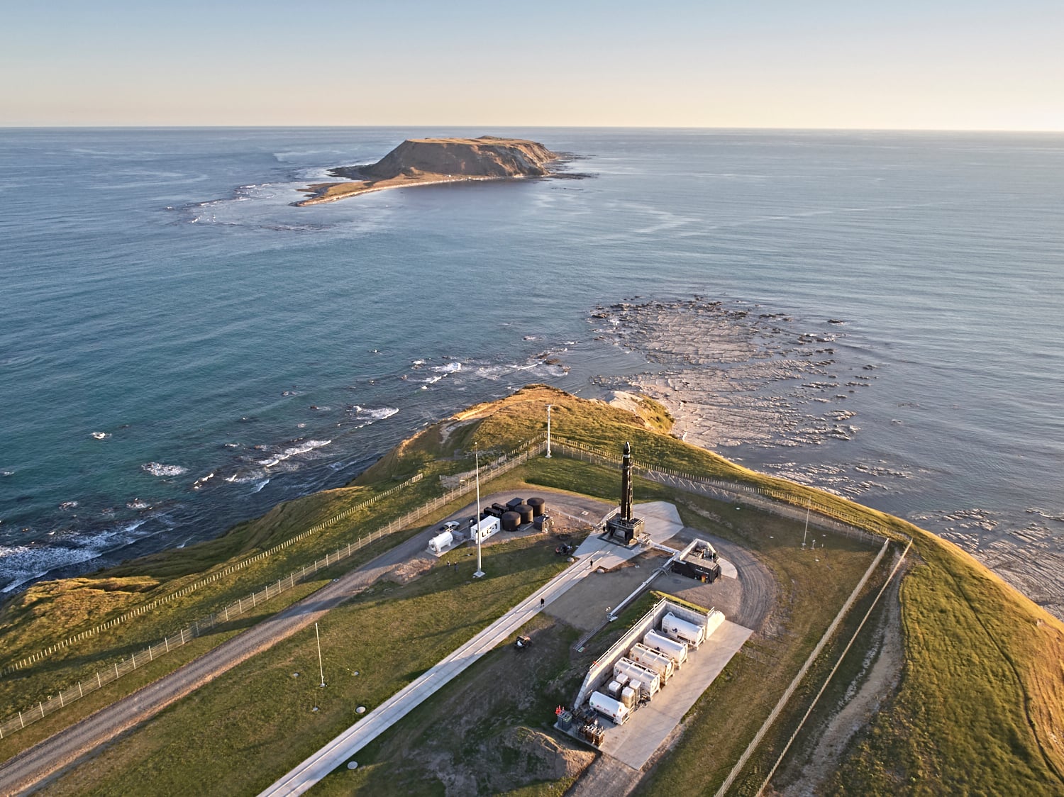 Rocket Lab Launch Complex 1 on the Māhia coast